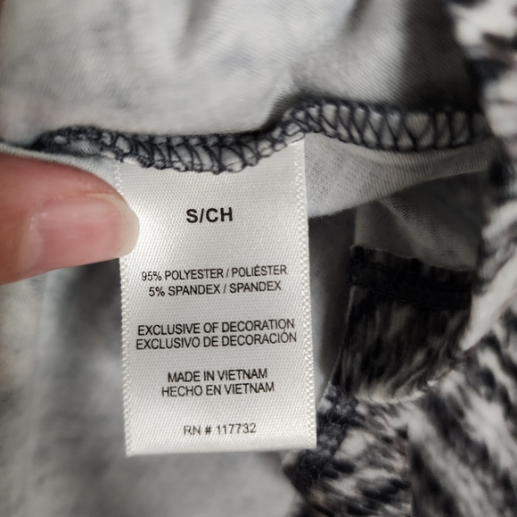 ZeroXposur Voyage Stretch Athletc Sport Dress Gray Nickel White Racerback Size S - Picture 7 of 7